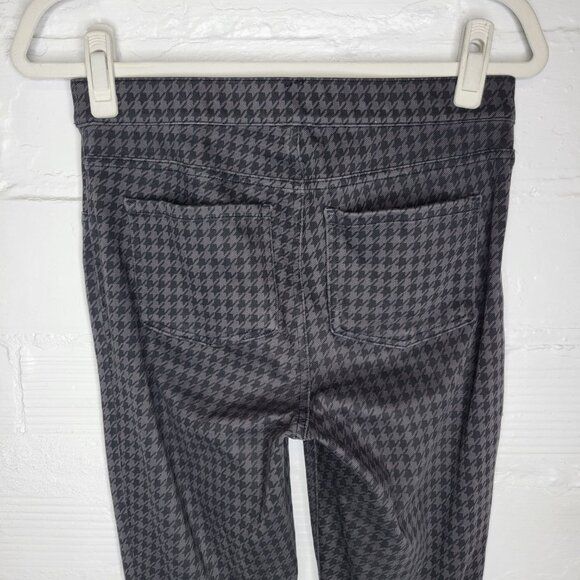 Spanx Women's Medium Pants Gray Houndstooth Pull On - Picture 4 of 5